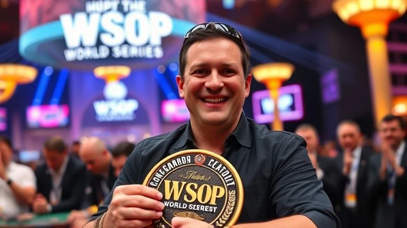 Yuri Dzivielevski 称霸WSOP $100K高额锦标赛，斩获第六条金手链
