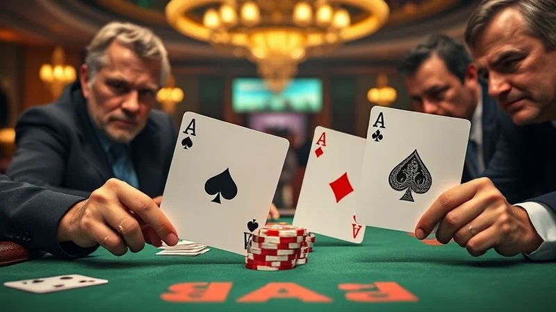 WSOP主赛事惊现冤家牌：AA对决双KK，数百大盲注底池