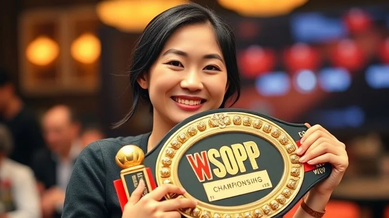 Skye Chen 创纪录赢得 WSOP 女子锦标赛冠军